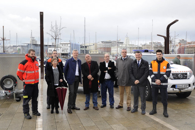 Acto de entrega de vehículos para Abegondo, Oleiros y Cerceda
