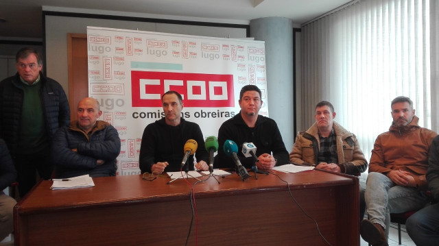 Rueda de prensa de Comisiones Obreras sobre los bomberos