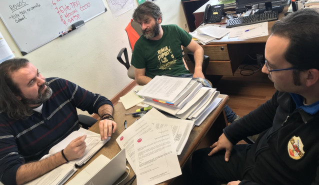 Reunión de Marea de Vigo con Élite Taxi