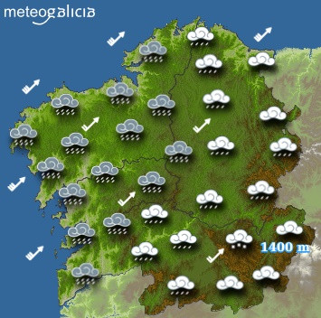 Predicciones en Galicia para el miércoles 30 de enero