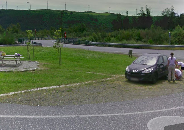 Area de descanso en la ag 64