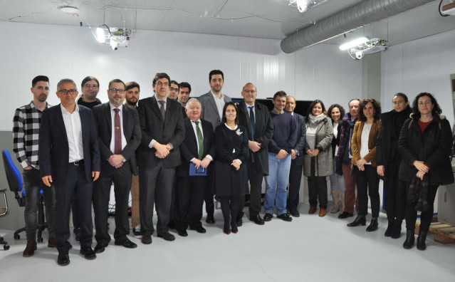 Participanets en la demostración de Navantia Ferrol.