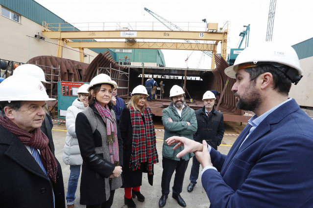 La ministra de Industria, Comercio y Turismo, Reyes Maroto, ha visitado este lun