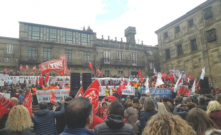 La TVG prioriza la manifestación de Madrid sobre la protesta de la sanidad gallega