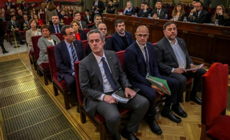 Los presos independentistas catalanes serán sentenciados este otoño
