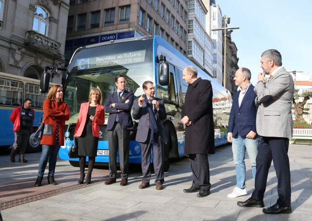 Presentación del autobús eléctrico Aptis