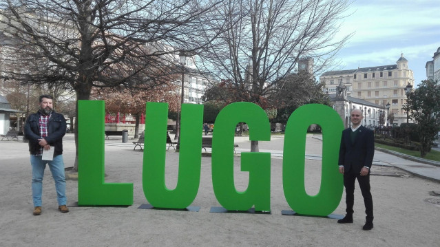 El secretario xeral de Compromiso por Galicia (CxG), Juan Carlos Piñeiro, presen