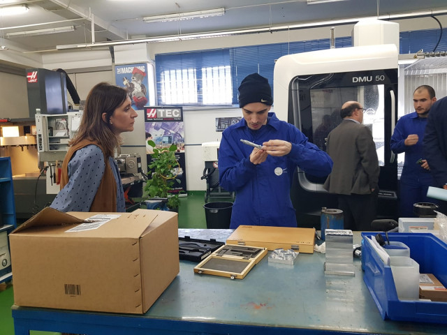 La conselleira de Educación, Carmen Pomar, este martes en Vigo