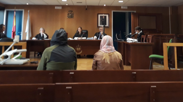 Los gestores del local durante el juicio celebrado este miércoles