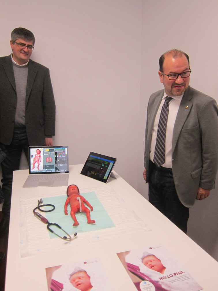 Este es Paul, el bebé neonato simulado creado en Galicia y que es el 