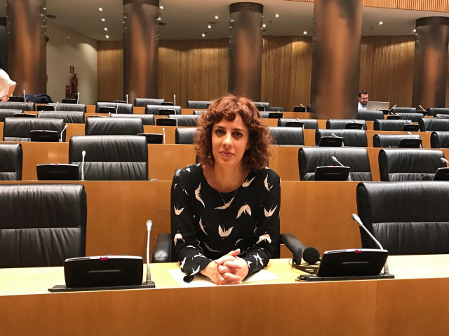 Alexandra Fernández, en el Congreso de los Diputados