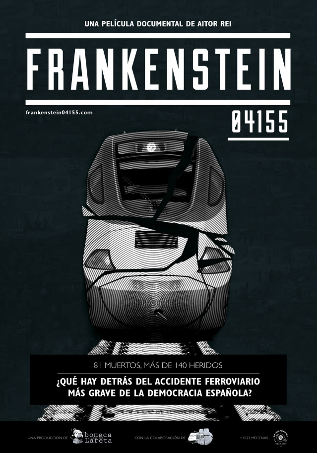 Poster de 'Frankenstein-04155', sobre el accidente del Alvia en Angrois