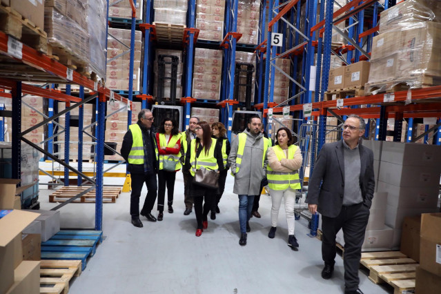 Representantes del Departamento de Salud del Gobierno vasco visitan la plataform