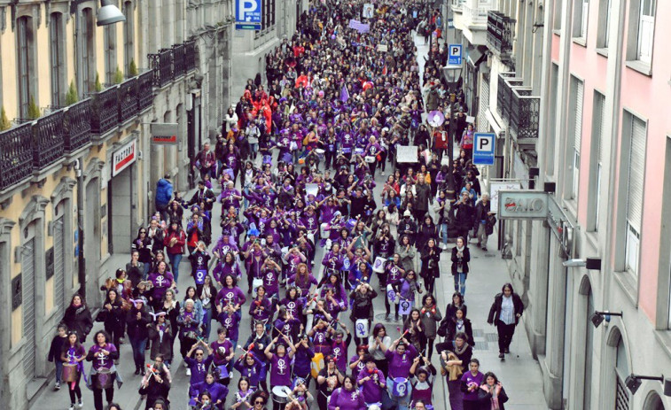Agenda de manifestaciones para la huelga feminista del #8M en Galicia (mapa)