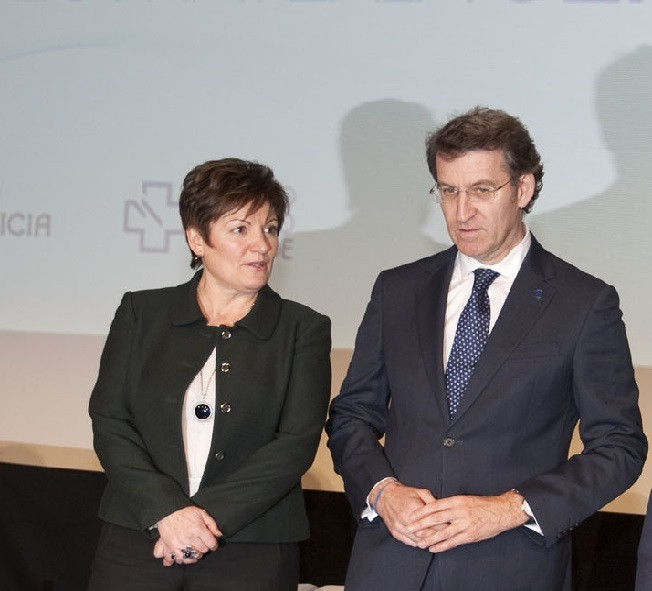Alberto Núñez Feijóo Y Rocío Mosquera