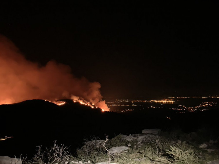 Otro incendio forestal en O Barbanza, ahora en Boiro