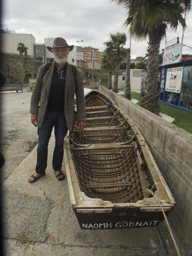 Carpinteros irlandeses restaurarán en el Museo do Mar la embarcación utilizada e