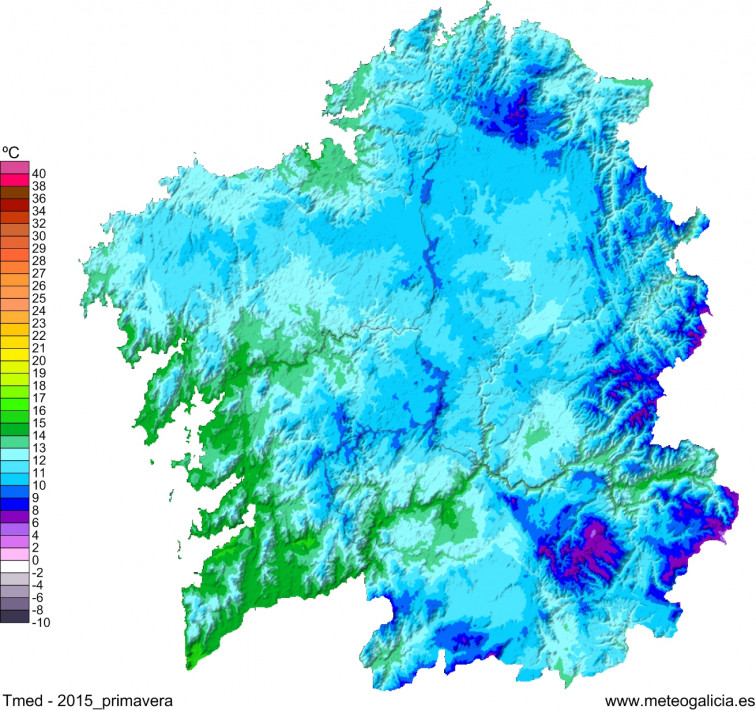 Galicia rexistra a segunda primavera máis cálida e seca dos últimos 18 anos