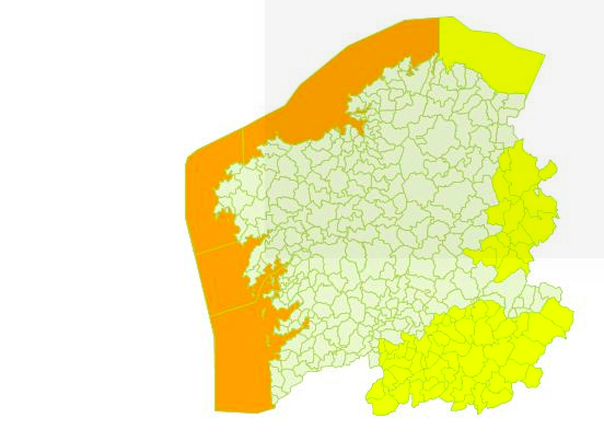 Mapa meteogalicia alertas sabado 6 de abril