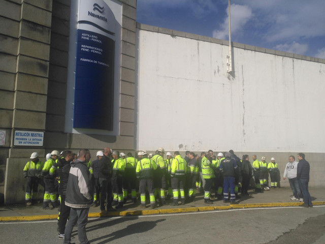FERROL PROTESTA AUXILIAR DE NAVANTIA