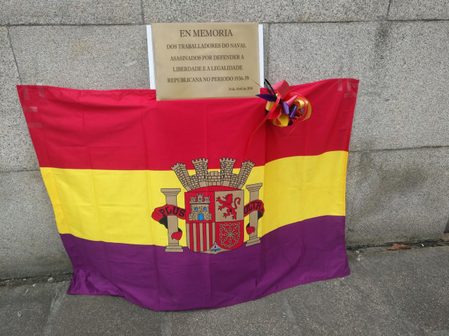 Comité de empresa de Navantia Ferrol recuerda a los trabajadores asesinados en la Guerra Civil por defender la República