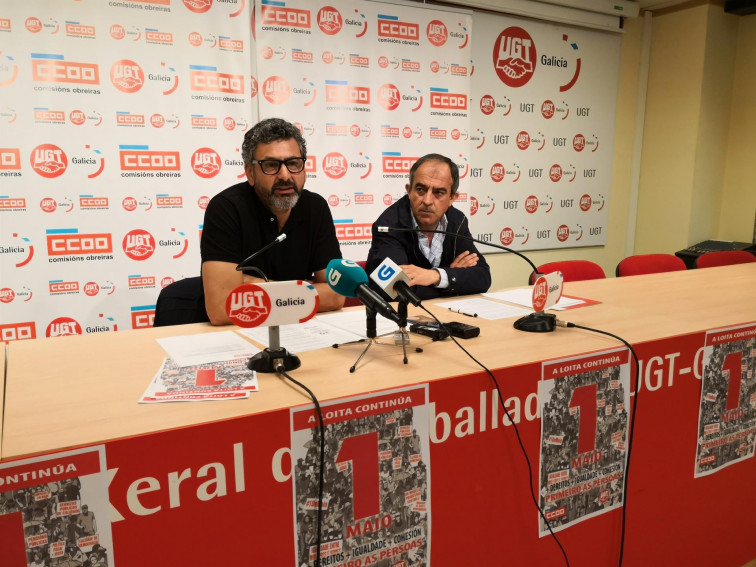 La manifestación central de UGT y CC.OO.en Galicia el 1 de mayo será en A Coruña