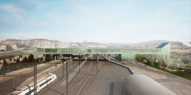 Las obras de la pasarela de la intermodal de Santiago comenzarán en próximas semanas con una inversión de 5 millones