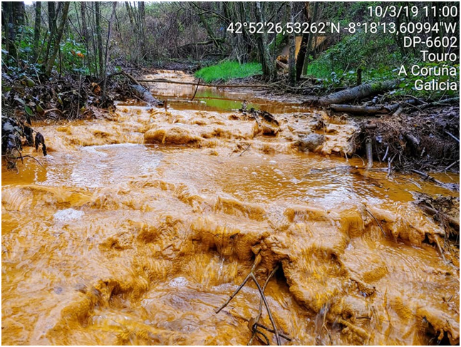 MINA DE TOURO AGUAS CONTAMINADAS