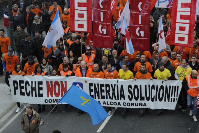 Alcoa.- A planta da Coruña non poderá presentarse á próxima poxa de interrumpibilidade ao ter renunciado