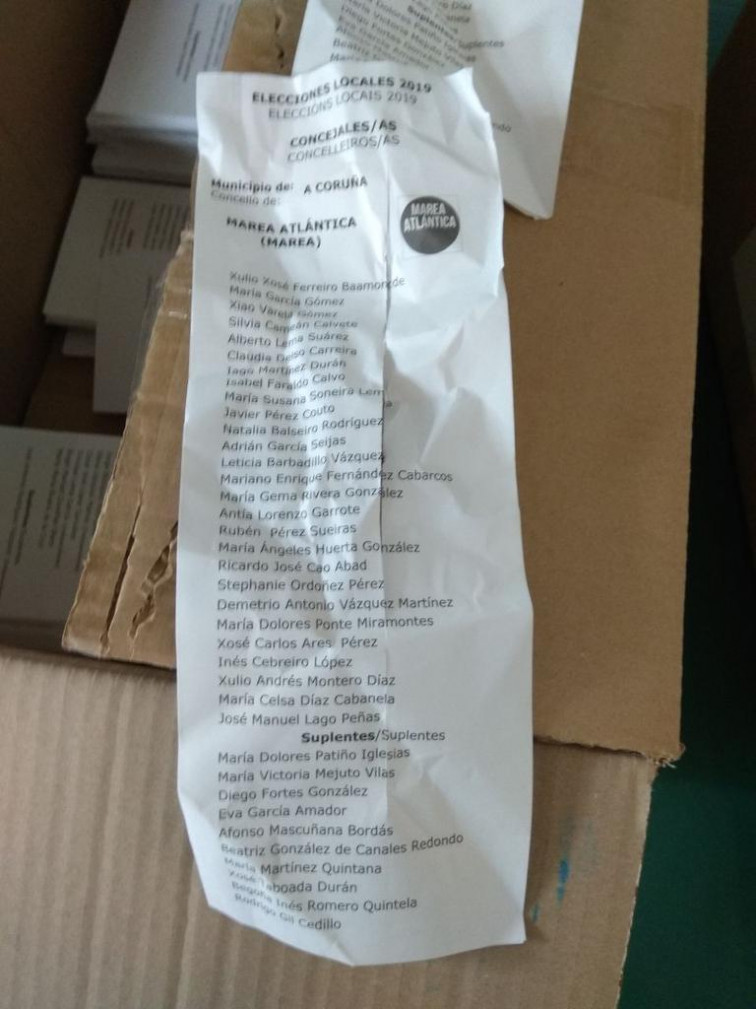 ​Polémica en torno a papeletas deterioradas de Marea Atlántica para que el voto sea nulo