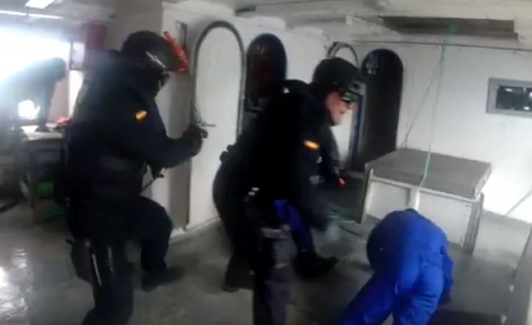 (Vídeo) Así fue el abordaje del Gure Leire, gallegos y vascos detenidos por alijo de 2.500 kilos de cocaína