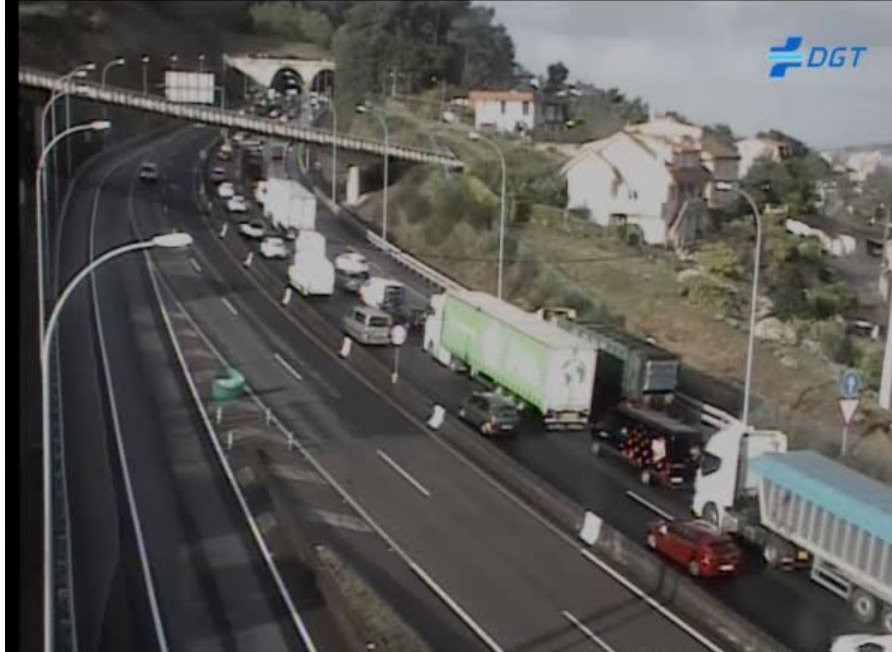 Trafico vigo ap9 accidente