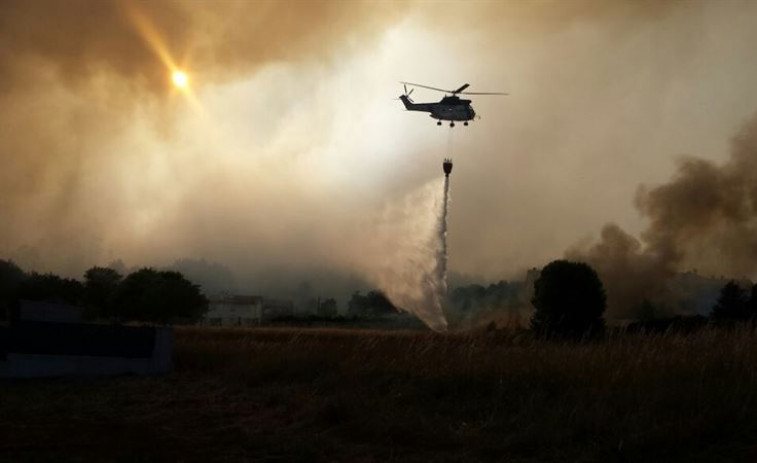 ​Los dos incendios de Cangas quemaron 11 hectáreas