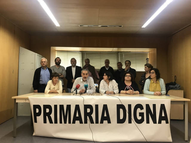 Profesionales de Primaria irán a la huelga y se manifestarán el miércoles para pedir 