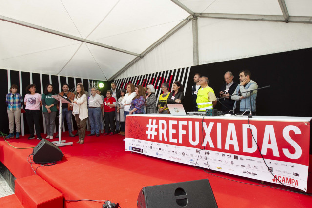 A Coruña acoge una nueva edición del proyecto Acampa por la paz y el derecho a refugio