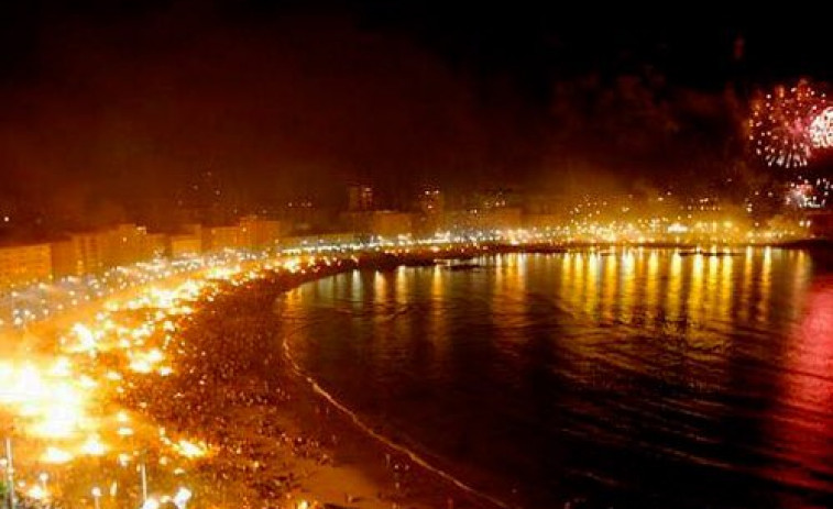 Este San Juan en A Coruña no se podrá bajar a las playas para prevenir contagios