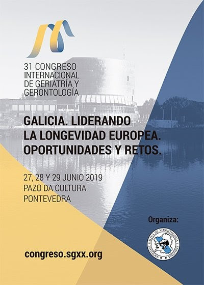 Pontevedra acogerá del 27 al 29 de junio el 31 Congreso Internacional de Geriatría y Gerontología.