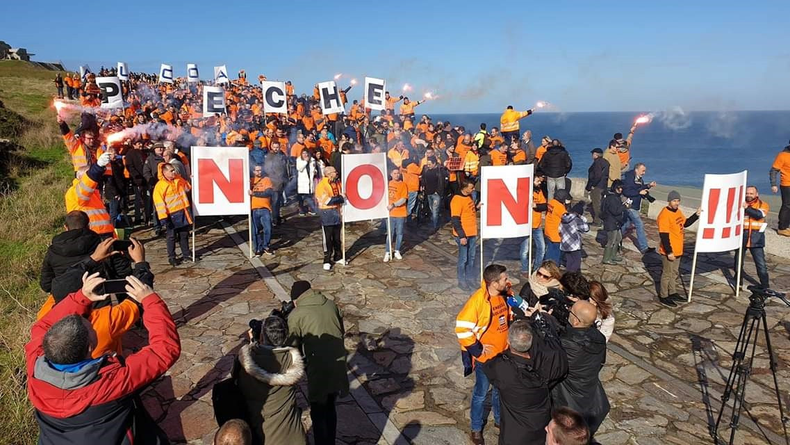 Protesta de trabajadores de Alcoa este sábado en A Coruña