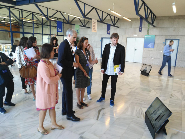 El concelleiro de Economía, Empleo e Industria, Francisco Conde, en Ferrol.