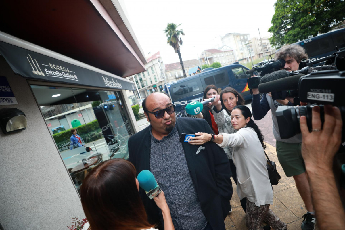 Sinaí Giménez llega al juzgado de lo Penal 2 de Pontevedra al juicio por una reyerta entre los clanes gitanos de los Morones y los Zamoranos ocurrida el 16 de octubre de 2015