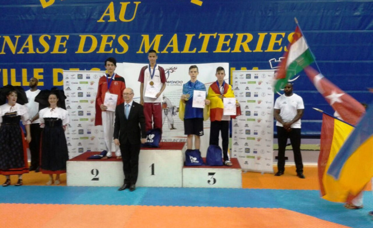 Unai Silva, bronce en el campeonato de Europa de taekwondo cadete