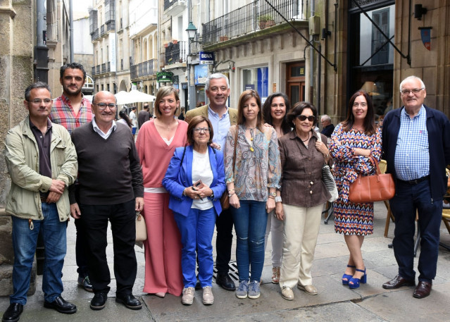 Jurado del XIV Premio Novela Europea Casino de Santiago en el casco histórico de la capital gallega