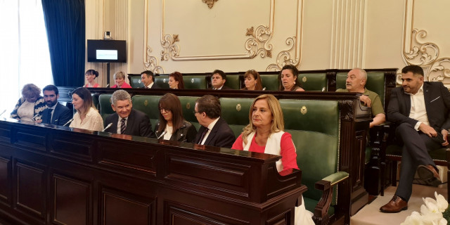 Constitución de la nueva corporación de la Diputación de Pontevedra.