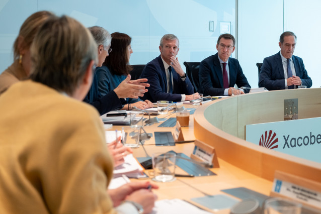 Alberto Núñez Feijóo preside la reunión del Consello de la Xunta