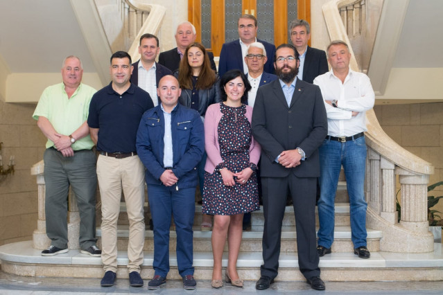 Imagen de los diputados provinciales del PP de Lugo.