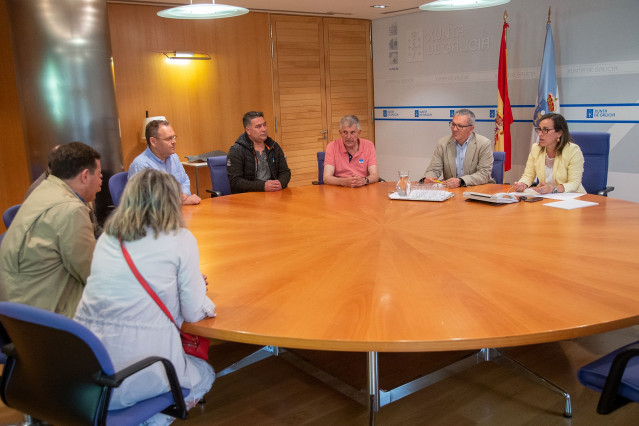 Reunión de la Xunta con transportistas del carbón