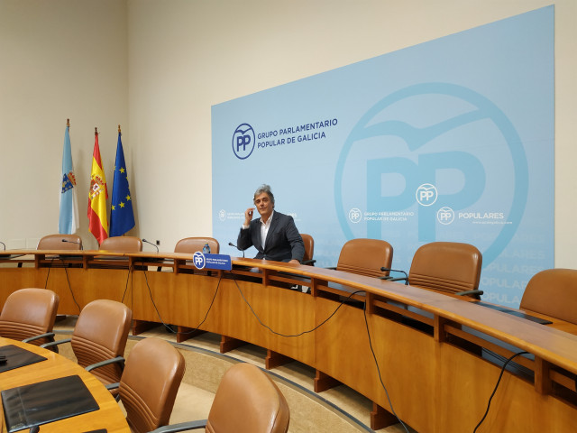 El portavoz de los populares gallegos, Pedro Puy.