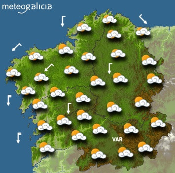 PREDICCIONES PARA EL MARTES 9 DE JULIO EN GALICIA.