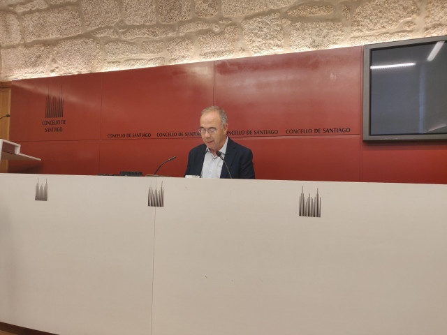 Xosé Sánchez Bugallo en rueda de prensa