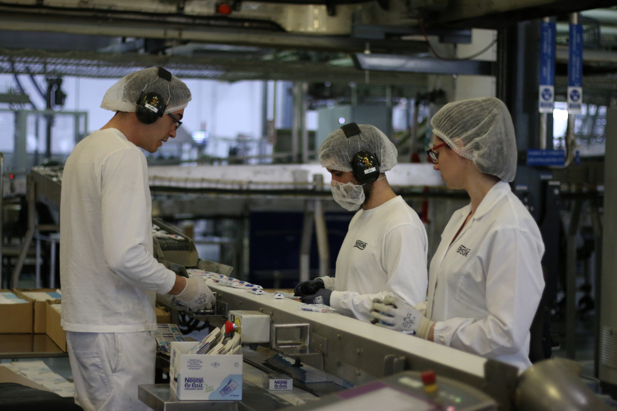 Fàbrica de Nestlé a Pontecesures (Pontevedra)